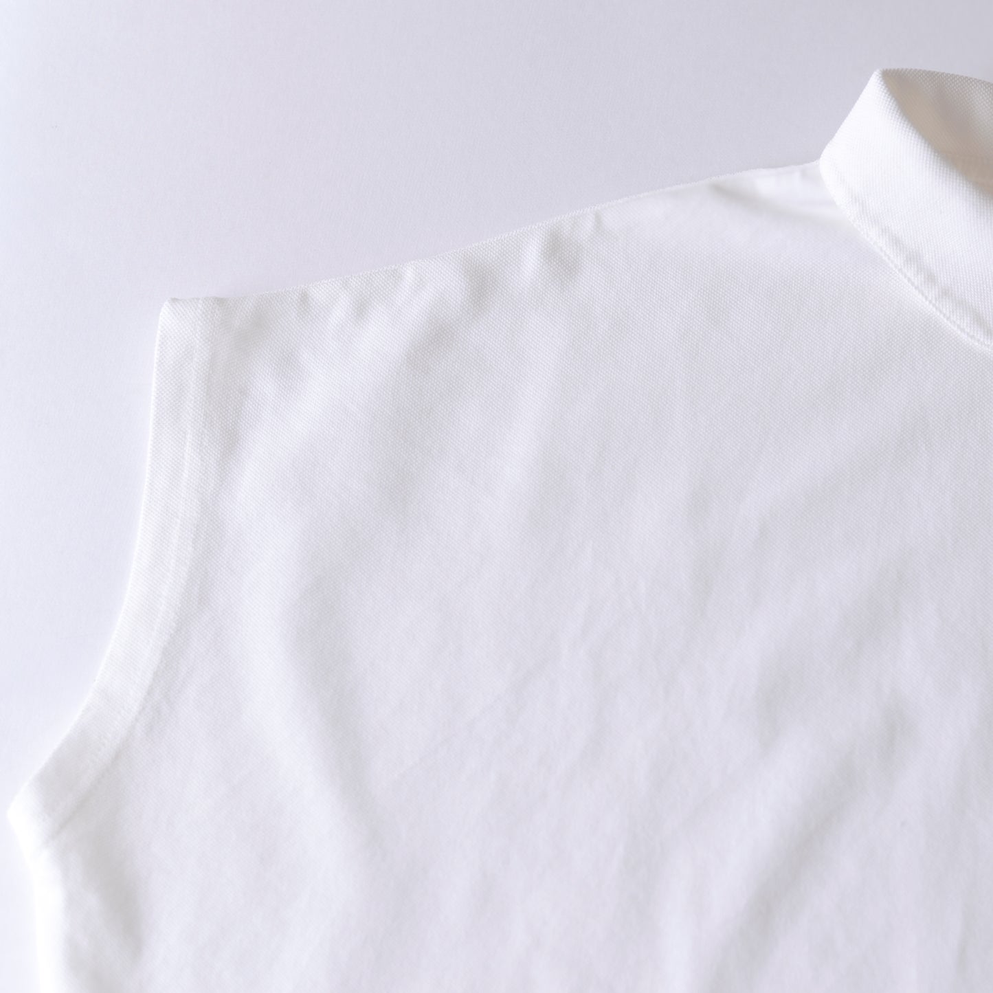 コットン鹿子ラウンドカラープルオーバー Off White