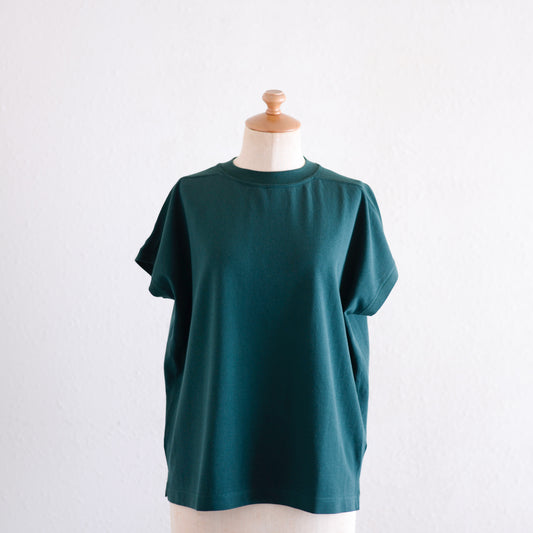 コットン鹿子フレンプルオーバー Dark Green