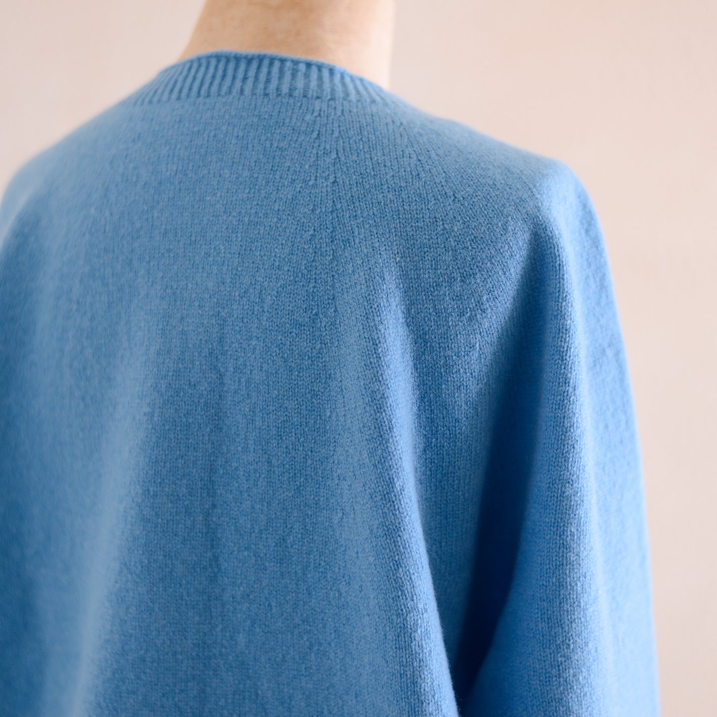 ウールカシミア２ウェイカーディガン Blue