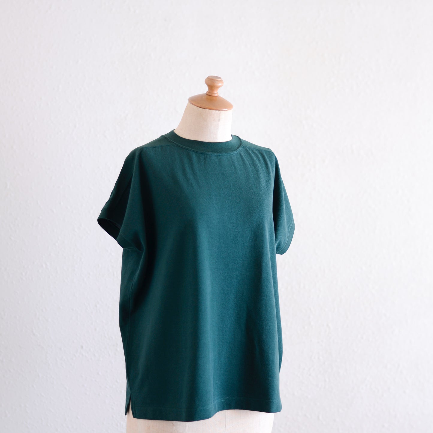 コットン鹿子フレンプルオーバー Dark Green