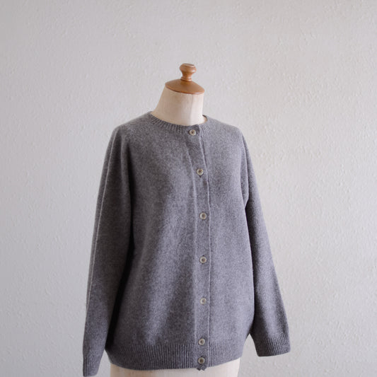 ウールカシミア２ウェイカーディガン Brown