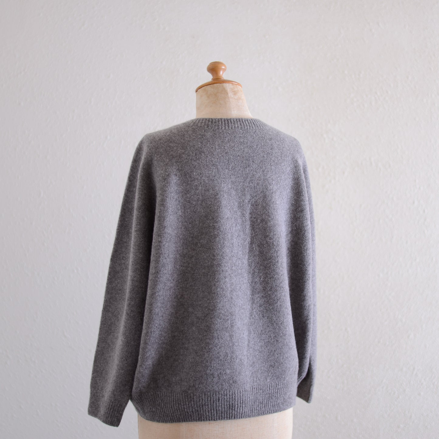 ウールカシミア２ウェイカーディガン Brown