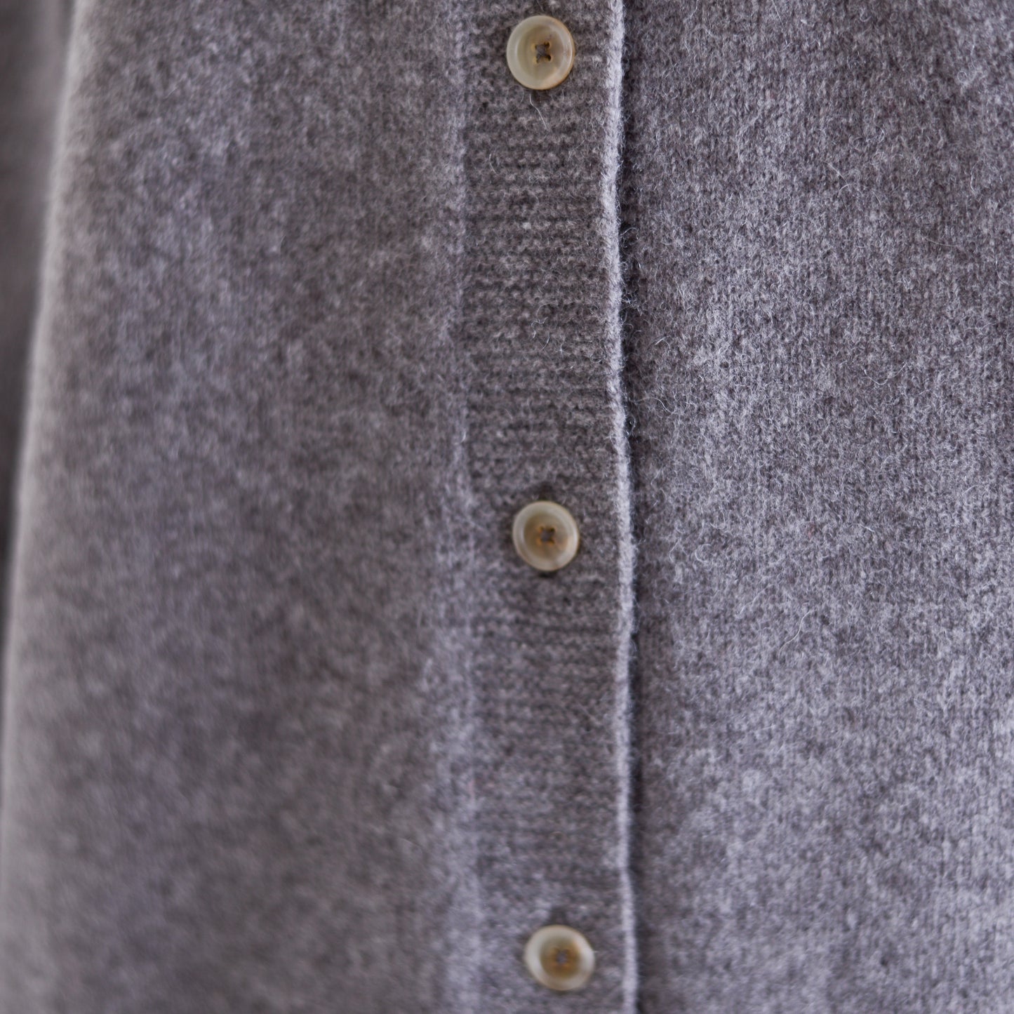 ウールカシミア２ウェイカーディガン Brown