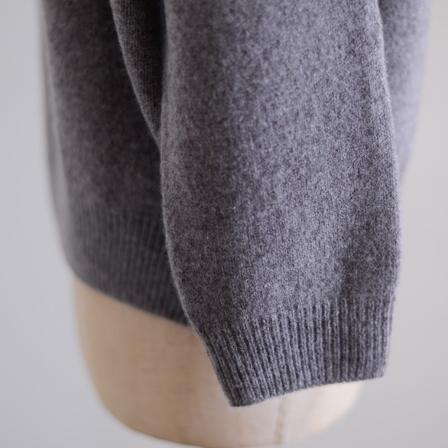 ウールカシミア２ウェイカーディガン Brown