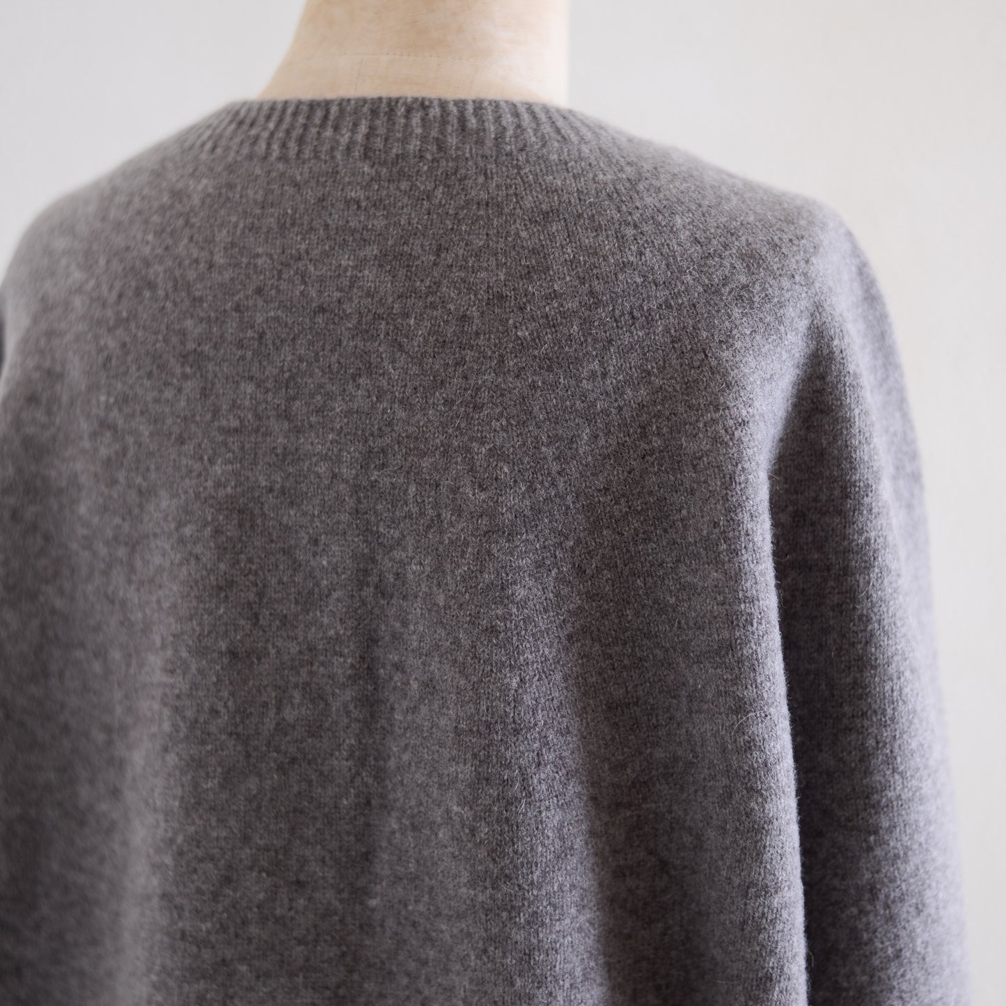 ウールカシミア２ウェイカーディガン Brown