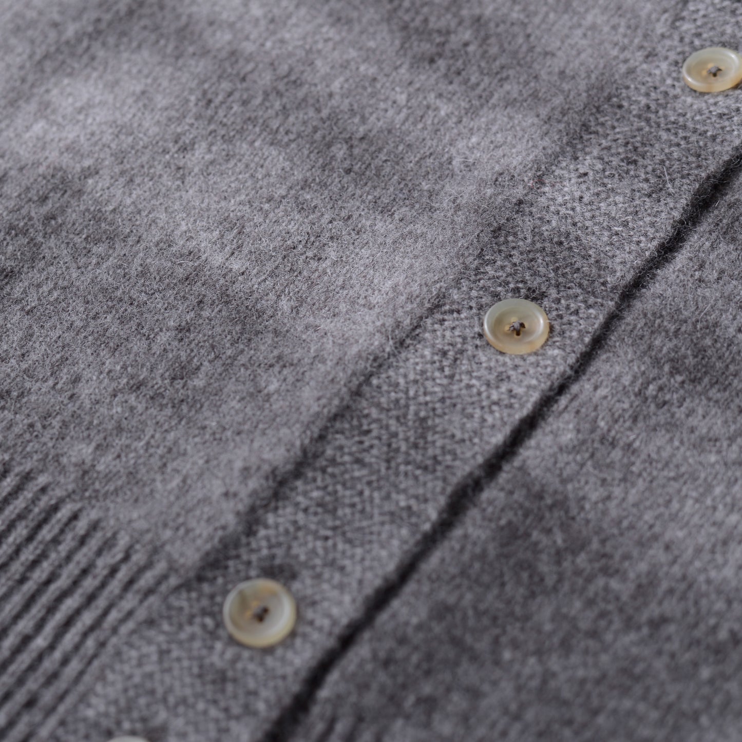 ウールカシミア２ウェイカーディガン Brown