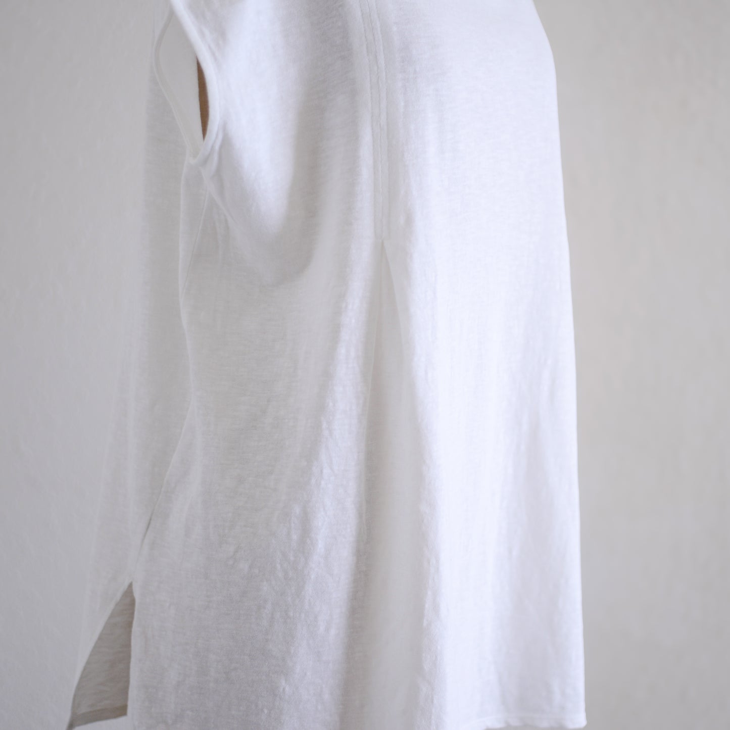 コットンリネンバックリボンプルオーバー Off White