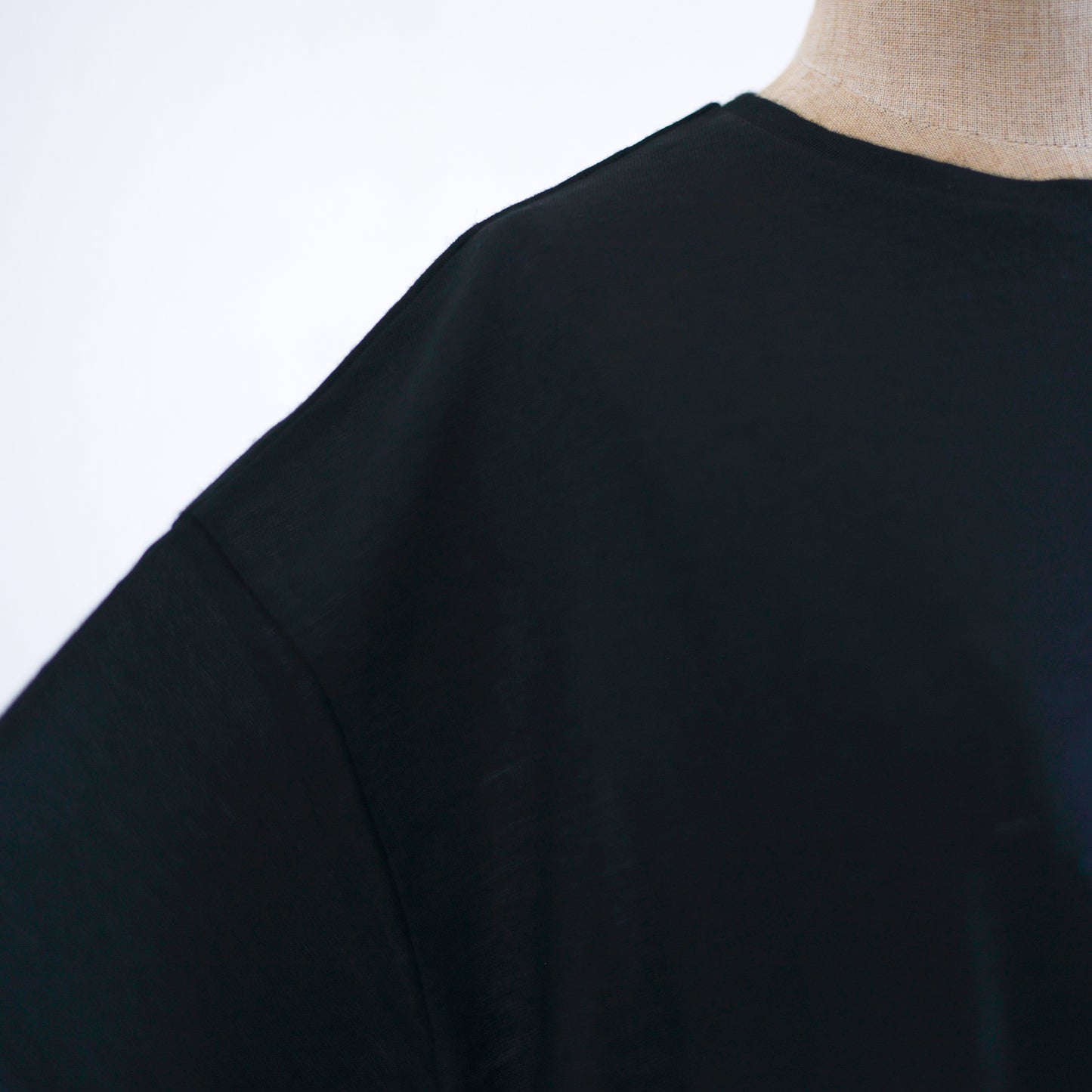 ラミーショートスリーブTシャツ Black
