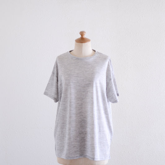 ラミーショートスリーブTシャツ Gray