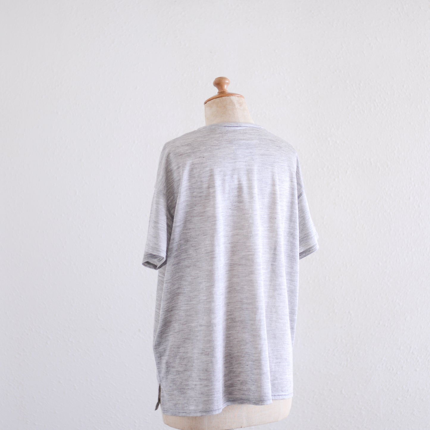 ラミーショートスリーブTシャツ Gray