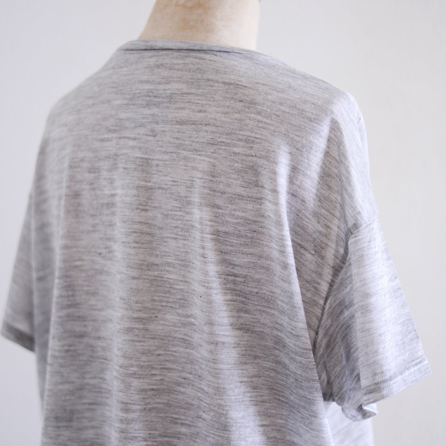 ラミーショートスリーブTシャツ Gray