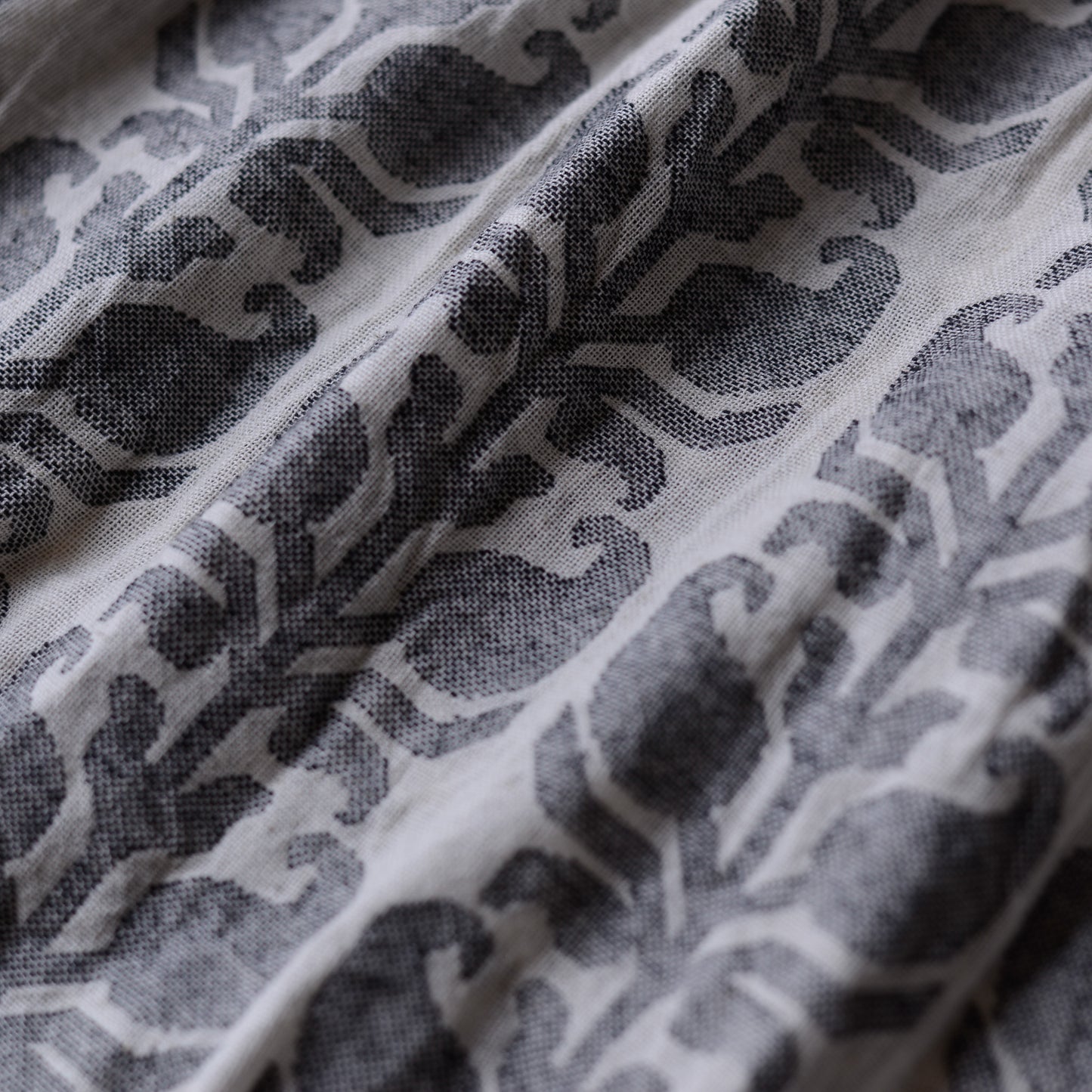 Cotton Jacquard Ribbon Dress, Natural x Black