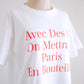 コットンプリントTシャツ Red