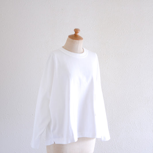 コットンドロップショルダーポケットTシャツ Off White