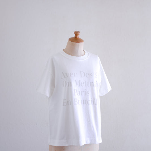 コットンプリントTシャツ Light Gray