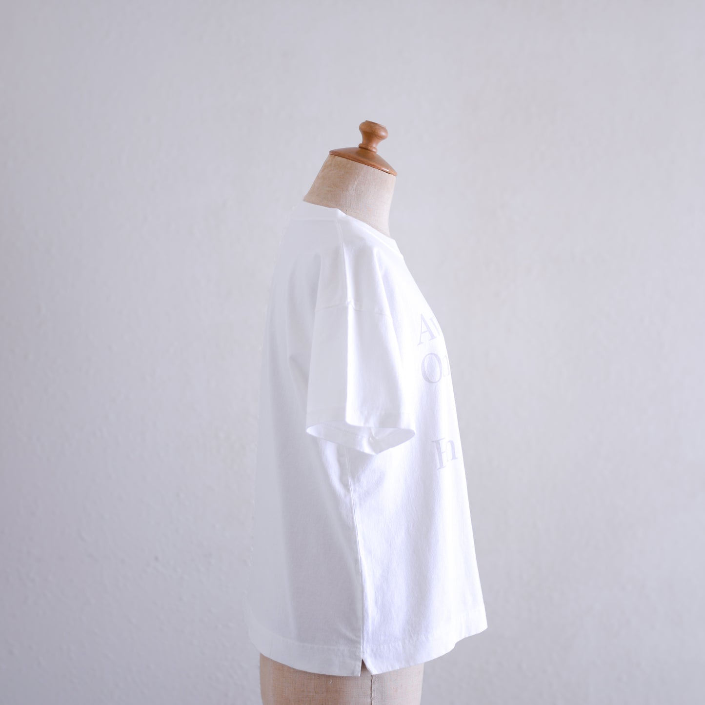 コットンプリントTシャツ Light Gray