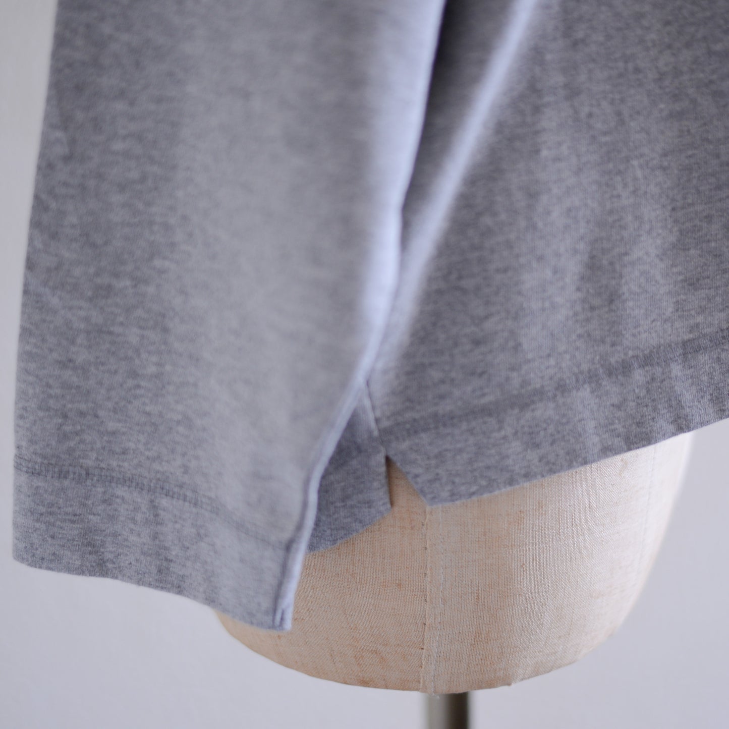 コットンドロップショルダーポケットTシャツ Gray