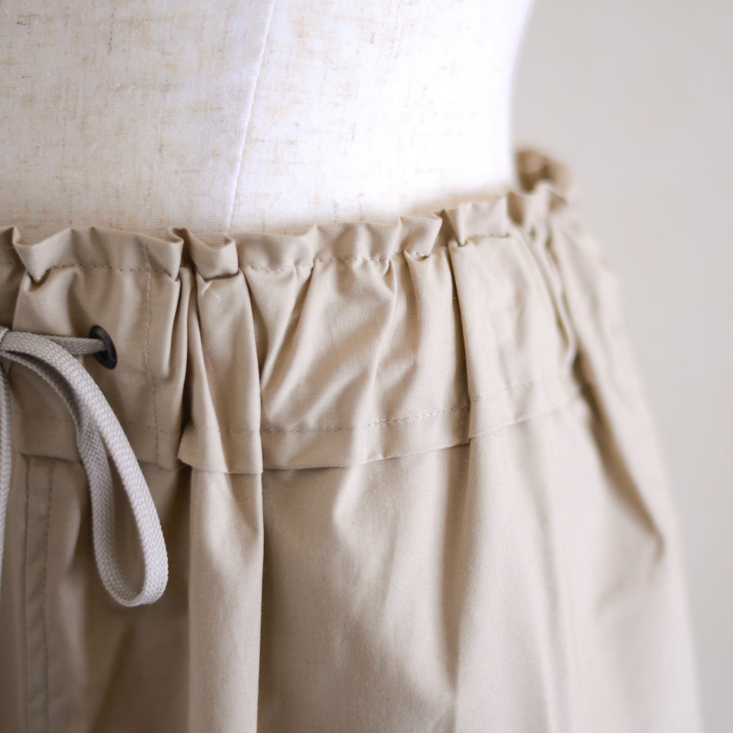 コットンドローコードパンツ Beige