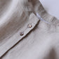 Linen Pleated Dress Natural