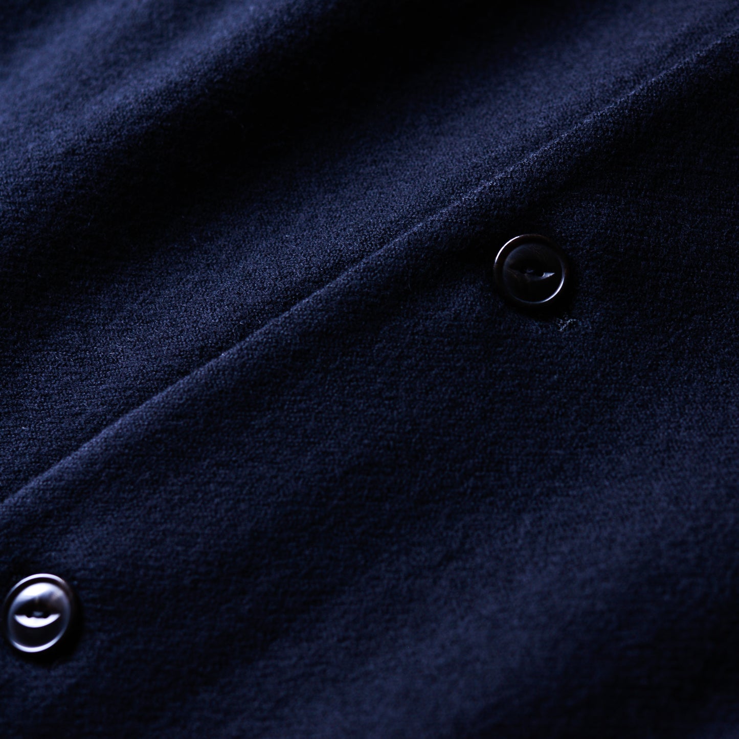 ソフトウールロングコート Black