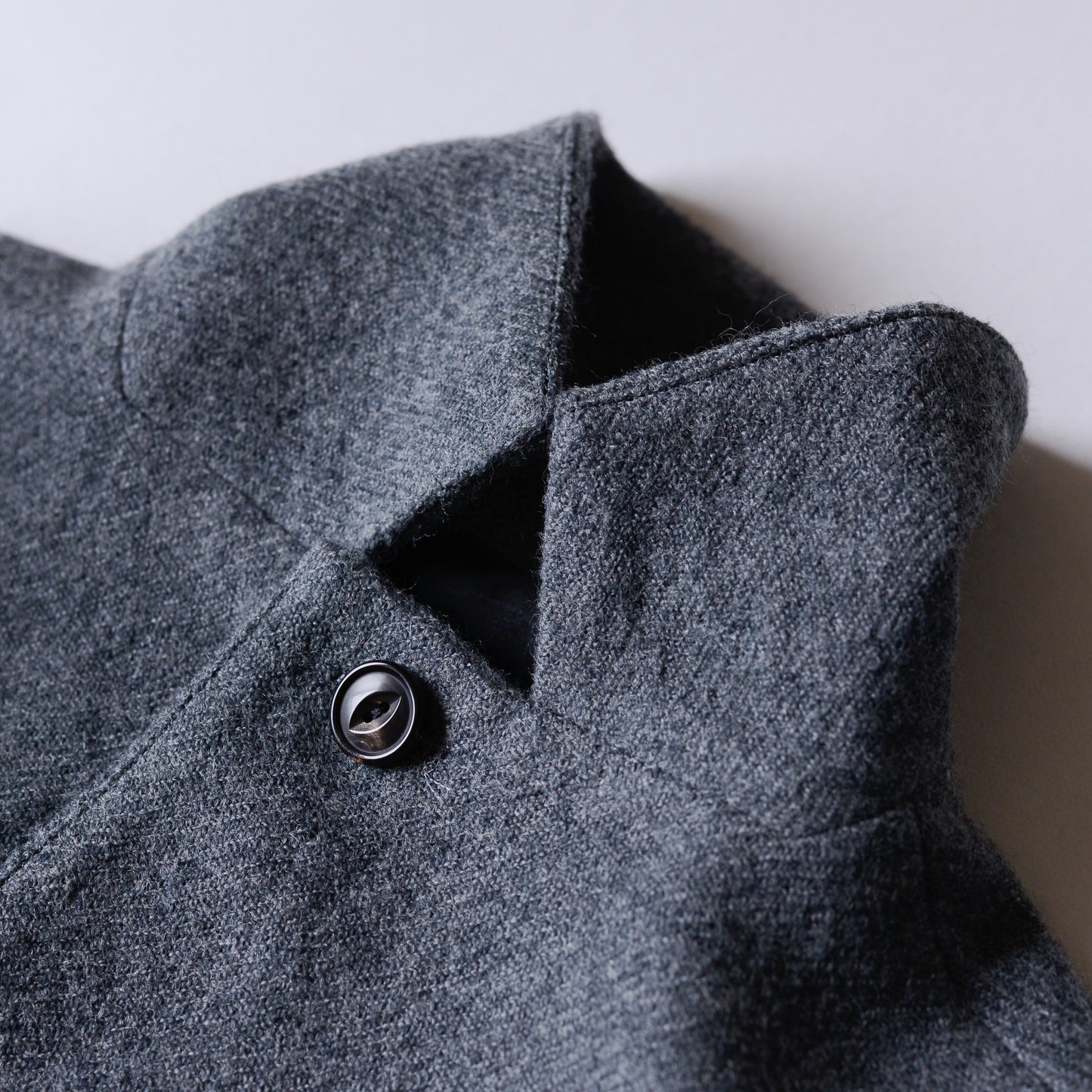 ソフトウールロングコート Gray