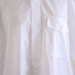 コットンラグランボタンダウンシャツ Off White