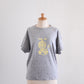 コットンラグランフレンチTシャツ Gray