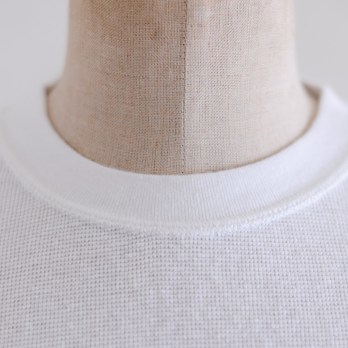 ワッフルコットンプルオーバー  Off White