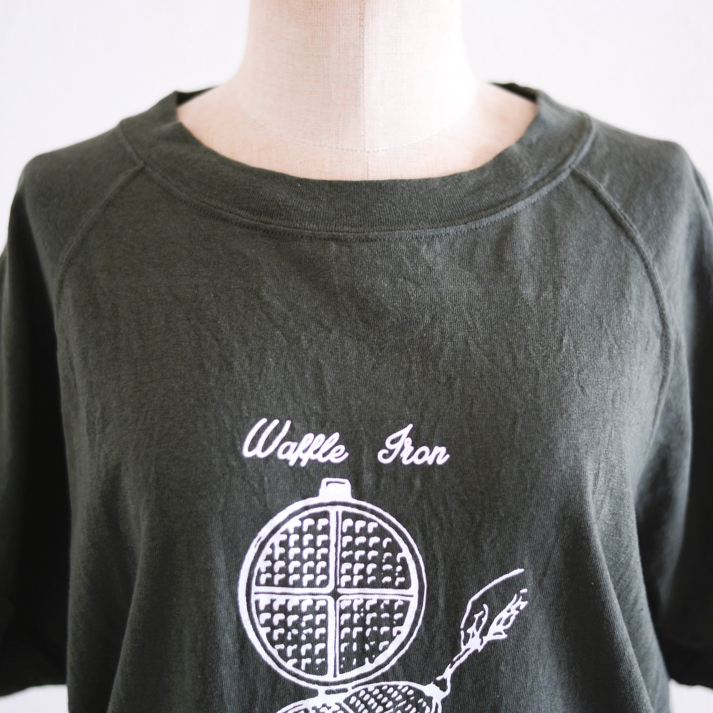 コットンラグランフレンチTシャツ Khaki