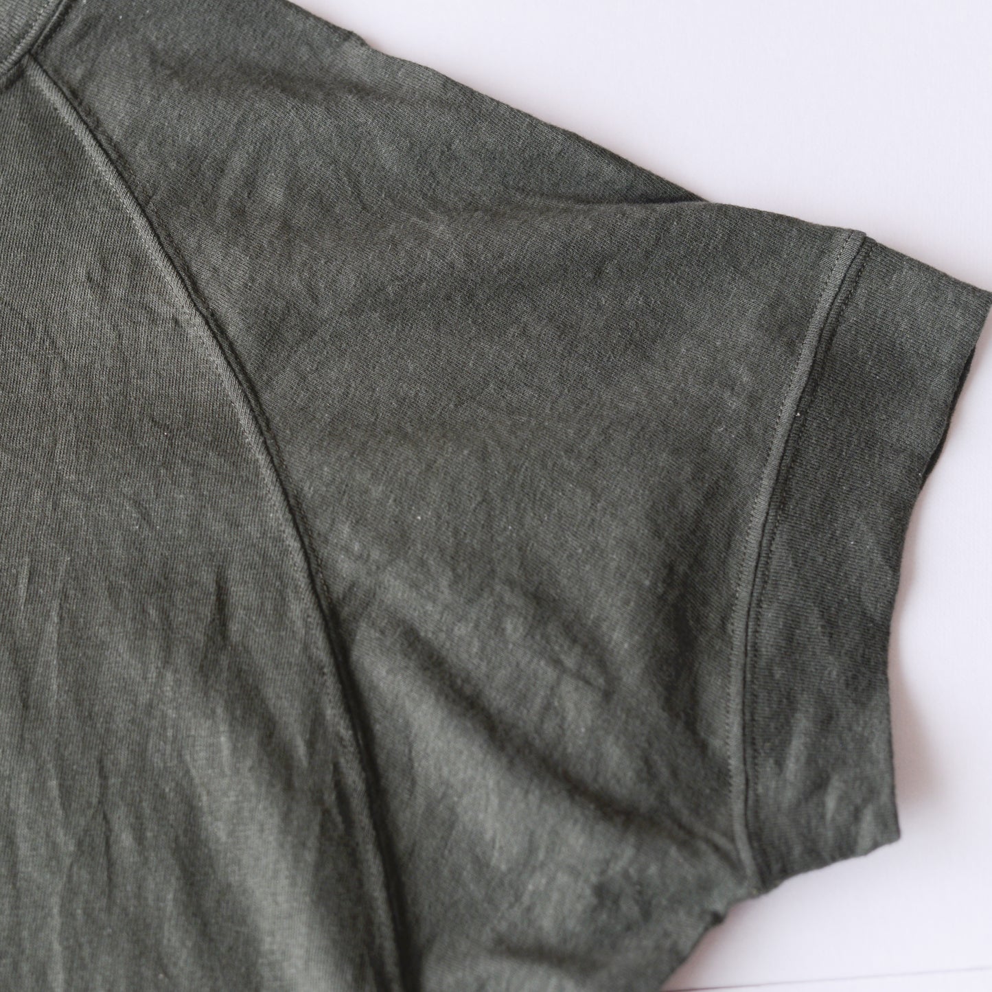コットンラグランフレンチTシャツ Khaki