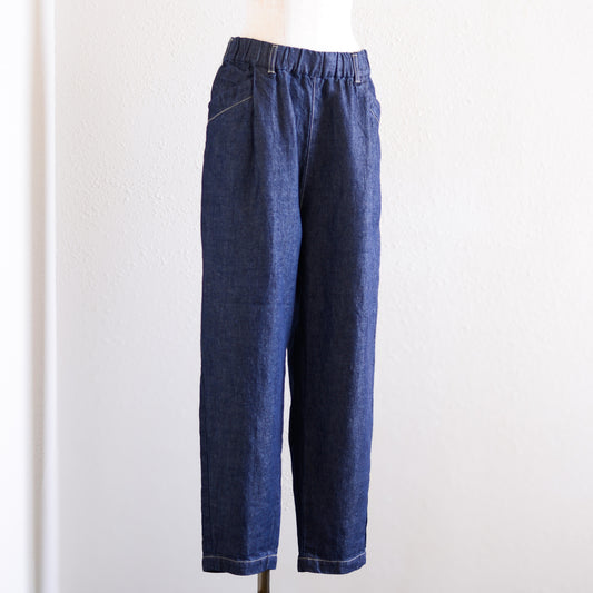 리넨 데님 이지 쿡 팬츠 Indigo