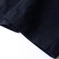 オーガニックコットンマチポケットアンクルパンツ Black