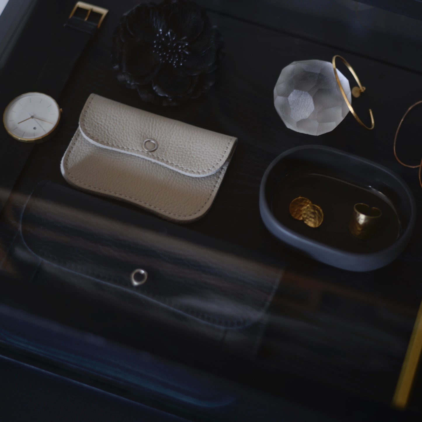 Glass display case