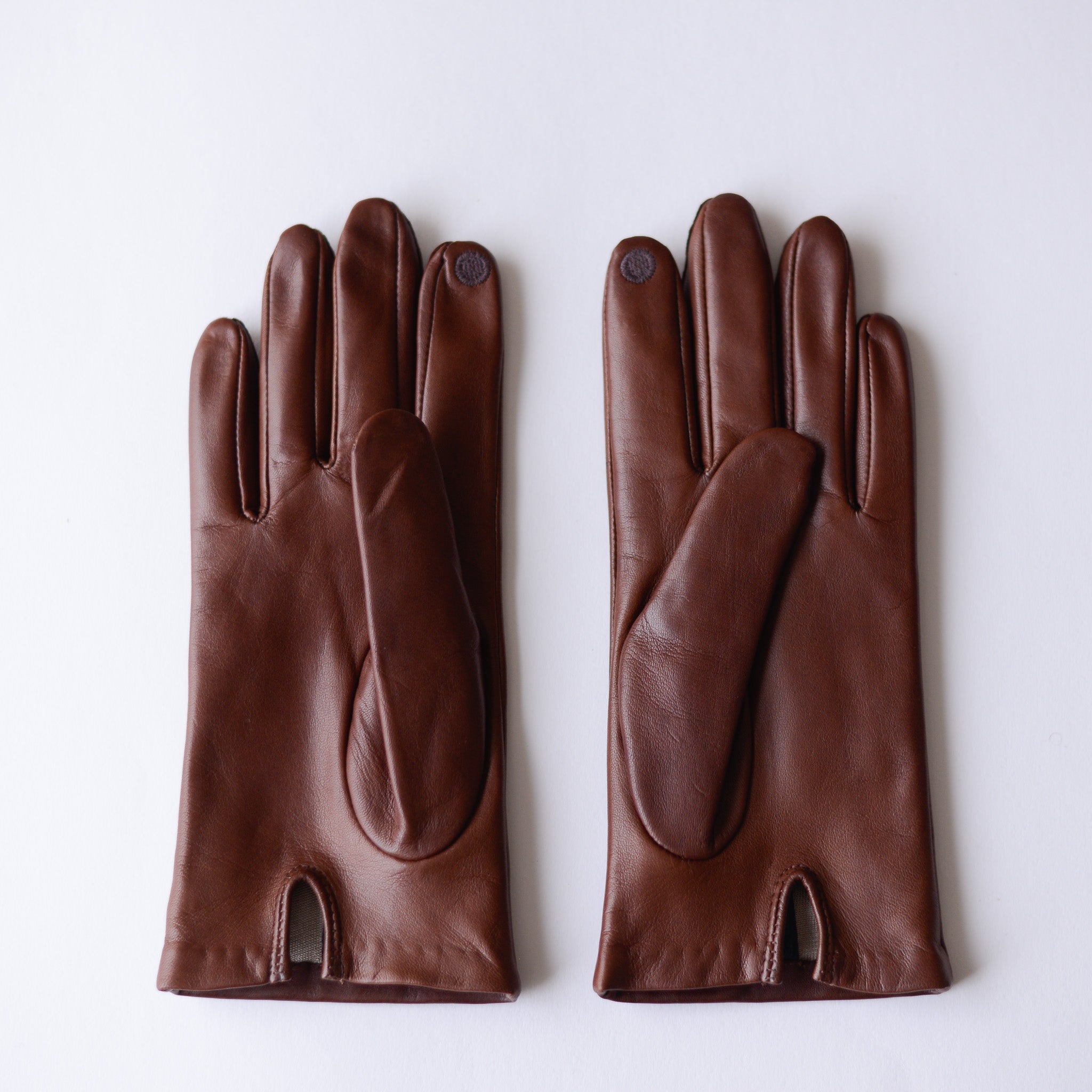 シルクライニングスタッズレザーグローブ Brown – MAR ONLINE STORE