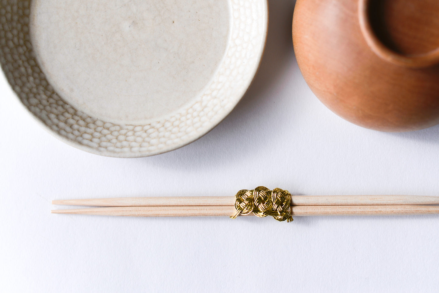 水引祝い箸 3膳 Gold