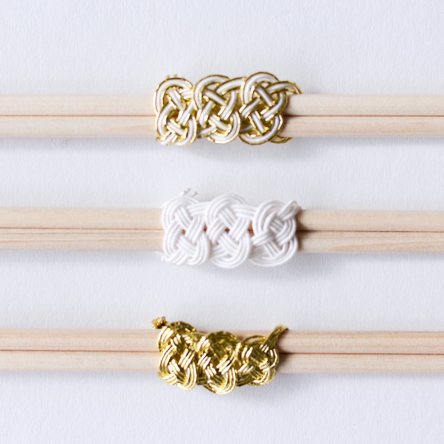 水引祝い箸 3膳 Gold