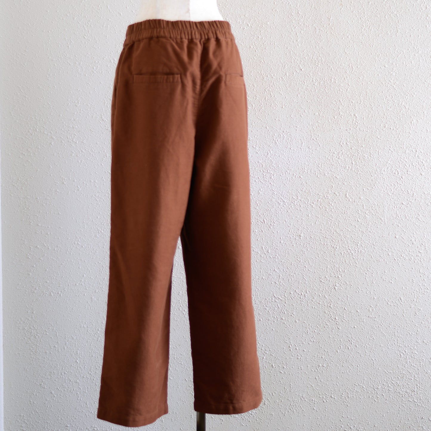 オーガニックコットンプレミアムスエードパンツ Brown