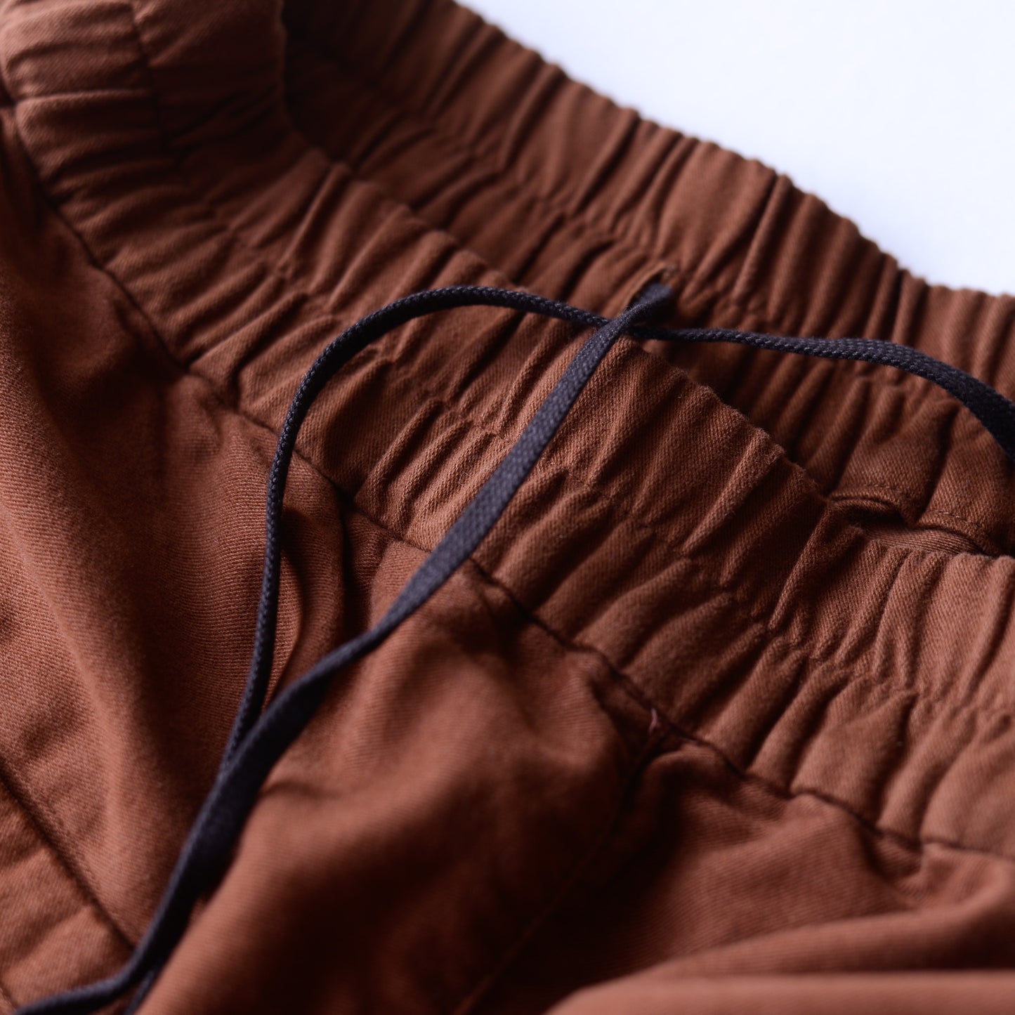 オーガニックコットンプレミアムスエードパンツ Brown