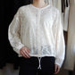 コットンクロシェジャケット Ivory