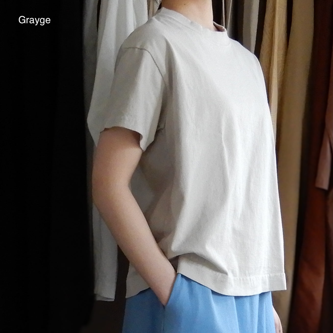 USコットンシンプルTシャツ Green