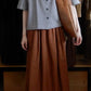 コットン鹿子ショートスリーブカーディガン Brown