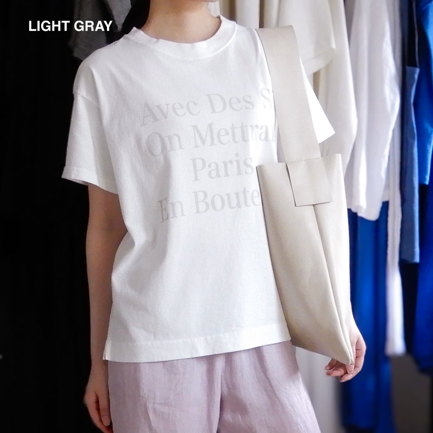 コットンプリントTシャツ Red