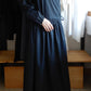 ショールカラーカシュクールワンピース Black