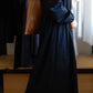 ショールカラーカシュクールワンピース Black