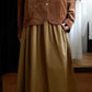 コットンベロアスナップジャケット Brown