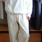 コットンブラウジングフーディ Off White
