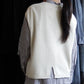 ウールバックスリットベスト Beige