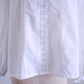 コットンスタンドレースブラウス Off White