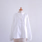 コットンスタンドレースブラウス Off White